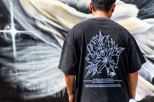 The Peony Capsule Tee – Oversized Fit