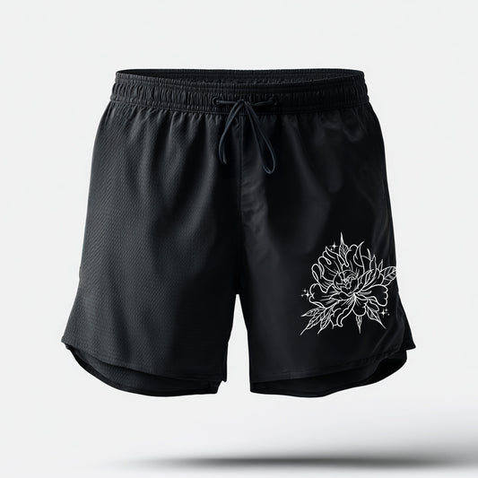 Peony Flow Mesh Shorts – Limited Capsule Drop