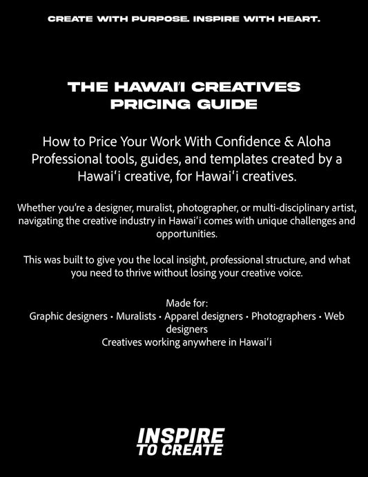 Hawai'i Creative Pricing Guide