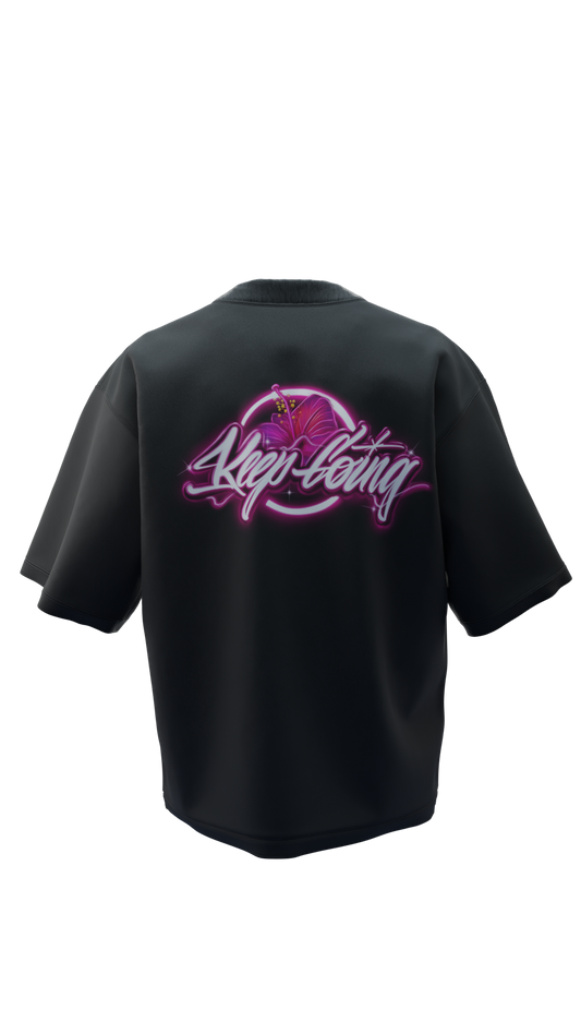 Keep Going Artwork Streetwear Tee 230 gsm